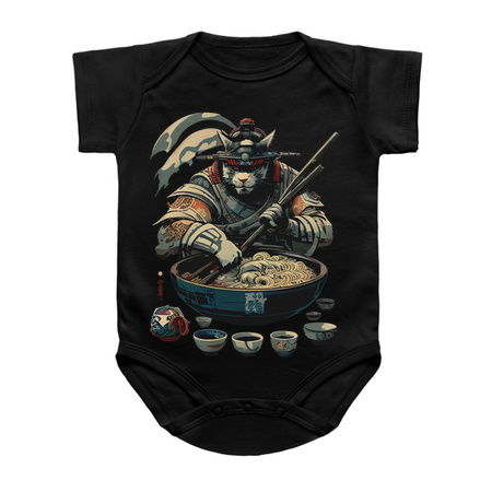 Samurai Cat Ramen Chef - Traditional Japanese Art tiny thumbnail