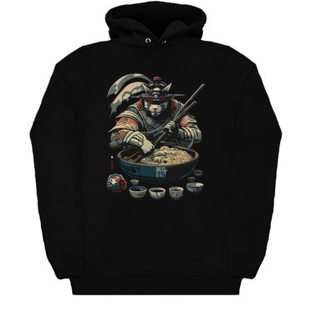 Samurai Cat Ramen Chef - Traditional Japanese Art tiny thumbnail
