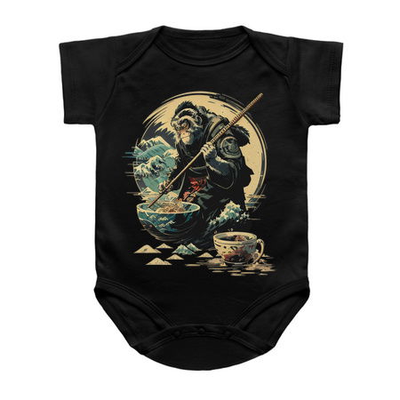 Traditional Japanese Monkey Ramen - The Great Wave tiny thumbnail