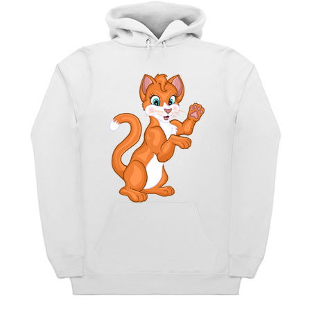 Cute Waving Bright Orange Ginger Kitten tiny thumbnail