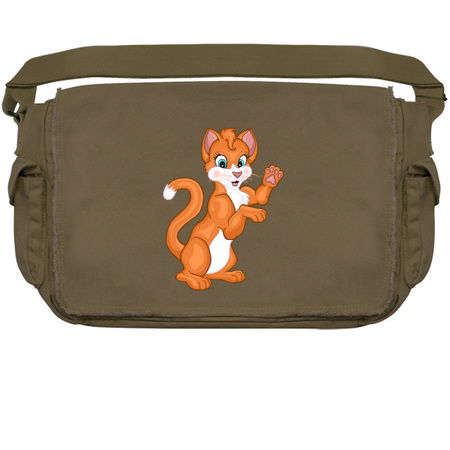 Cute Waving Bright Orange Ginger Kitten tiny thumbnail