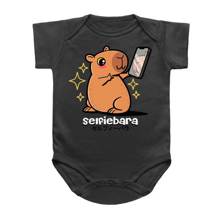 Selfiebara Cute Kawaii Original Capybara Taking Selfie tiny thumbnail