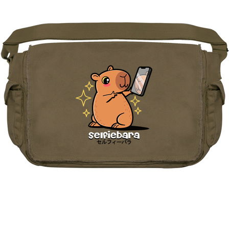 Selfiebara Cute Kawaii Original Capybara Taking Selfie tiny thumbnail