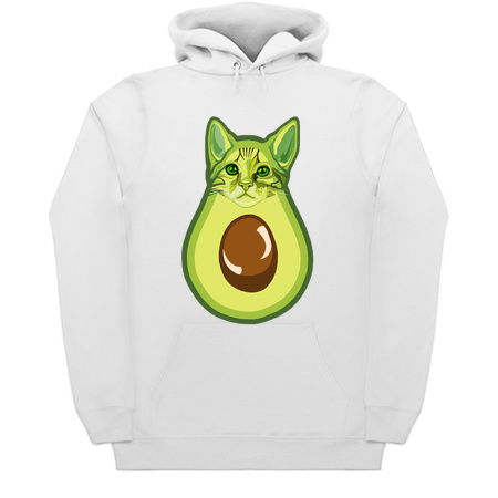 Green Kawaii Avocado Kitty Cat tiny thumbnail