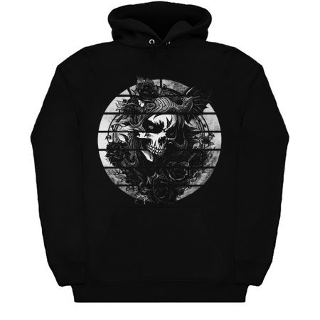 Vintage Traditional Skull and Rose tattoo tiny thumbnail