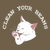Clean Your Beans Funny White Cat tiny thumbnail