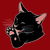 Black Cat Licking their Toe Beans tiny thumbnail