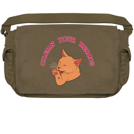 Clean Your Beans Orange Ginger Cat tiny thumbnail