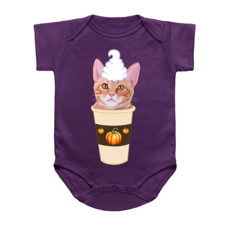 Pumpkin Spice Ginger Cat Coffee Latte tiny thumbnail