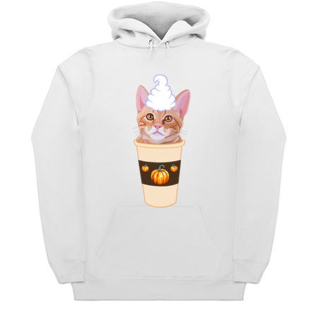 Pumpkin Spice Ginger Cat Coffee Latte tiny thumbnail