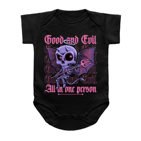 Good and Evil - Funny Diabolical Skull tiny thumbnail