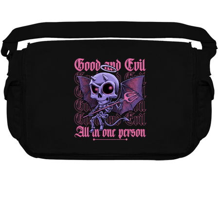 Good and Evil - Funny Diabolical Skull tiny thumbnail