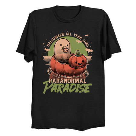 Halloween Paradise Cute Ghost - Vacation Funny tiny thumbnail