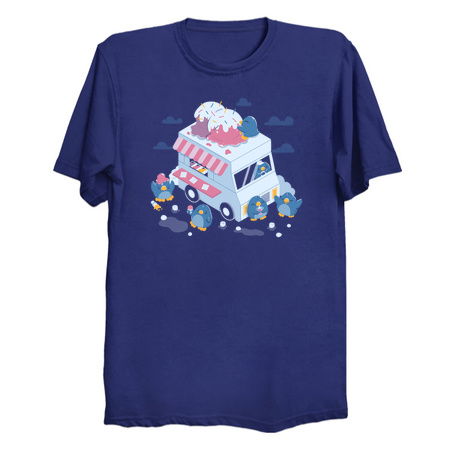 Frozen Truck Kawaii Penguins by Tobe Fonseca tiny thumbnail