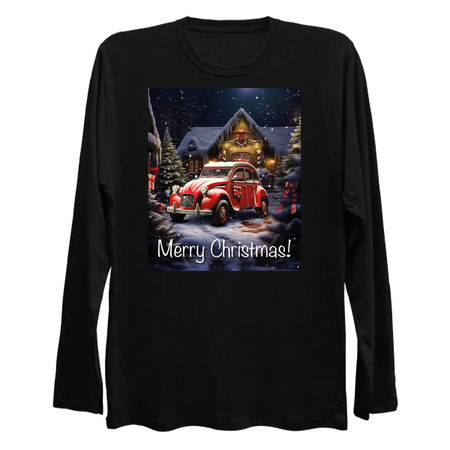 Fun Cute Retro Christmas Classic Motor Car II tiny thumbnail