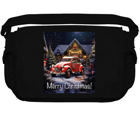 Fun Cute Retro Christmas Classic Motor Car II tiny thumbnail