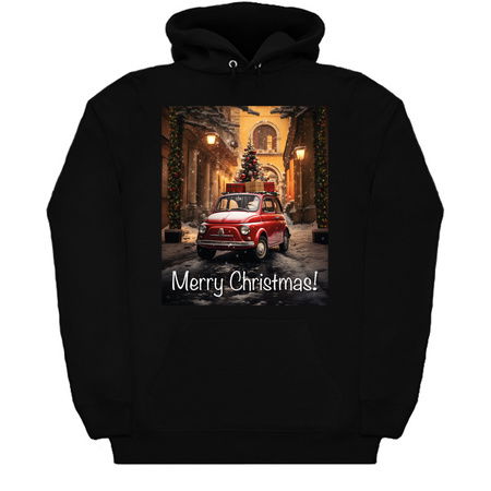 Fun Cute Retro Christmas Classic Motor Car III tiny thumbnail