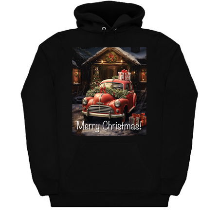 Fun Cute Retro Christmas Classic Motor Car VII tiny thumbnail
