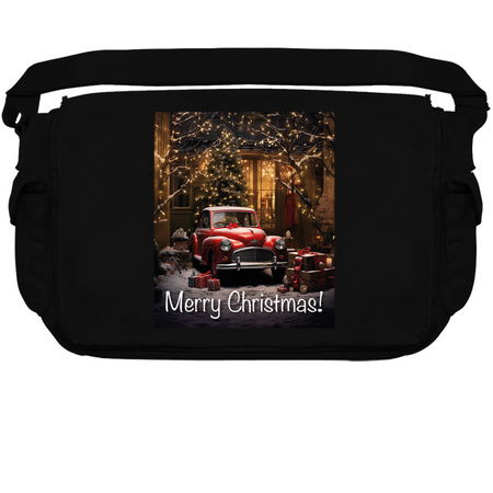Fun Cute Retro Christmas Classic Motor Car VIII tiny thumbnail