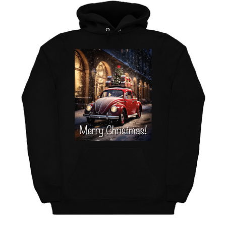 Fun Cute Retro Christmas Classic Motor Car IX tiny thumbnail