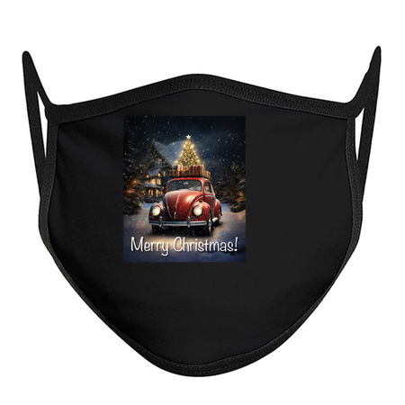 Fun Cute Retro Christmas Classic Motor Car X tiny thumbnail