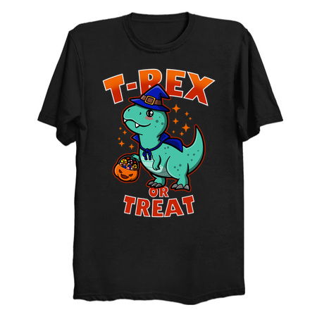 T-Rex or Treat Halloween Trick or Treat tiny thumbnail