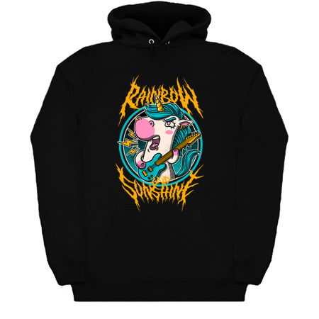 Rainbow and Sunshine - Cute Metal Band Unicorn tiny thumbnail