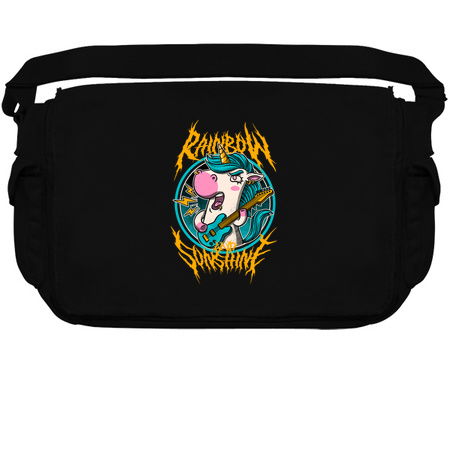 Rainbow and Sunshine - Cute Metal Band Unicorn tiny thumbnail