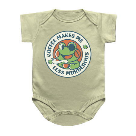 Coffee Makes me Feel Less Murderous Frog by Tobe Fonseca tiny thumbnail