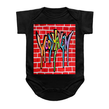 Woodhaven Queens Graffiti Tag on Brick Wall tiny thumbnail