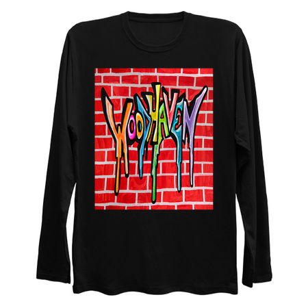 Woodhaven Queens Graffiti Tag on Brick Wall tiny thumbnail