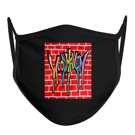 Woodhaven Queens Graffiti Tag on Brick Wall tiny thumbnail