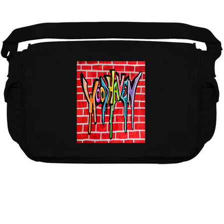 Woodhaven Queens Graffiti Tag on Brick Wall tiny thumbnail