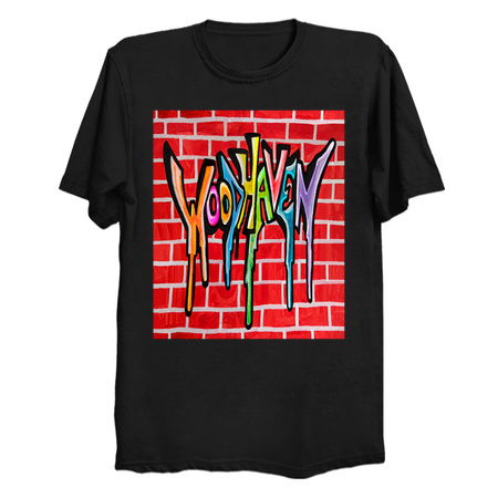 Woodhaven Queens Graffiti Tag on Brick Wall tiny thumbnail