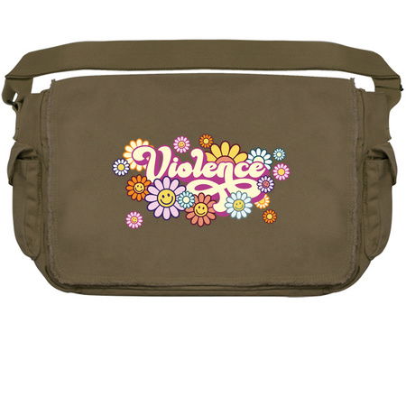 Violence - Funny Hippie Flower Power Peace Love Acid 60s tiny thumbnail