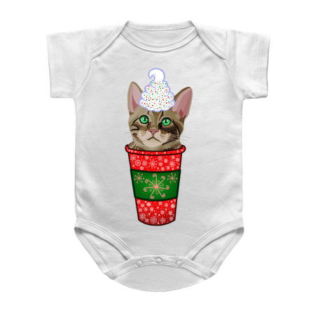 Christmas Peppermint Mocha Coffee Tabby Cat tiny thumbnail