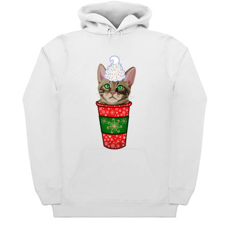 Christmas Peppermint Mocha Coffee Tabby Cat tiny thumbnail