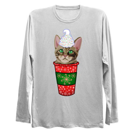 Christmas Peppermint Mocha Coffee Tabby Cat tiny thumbnail