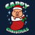Cappy Xmas Kawaii Christmas Capybara tiny thumbnail