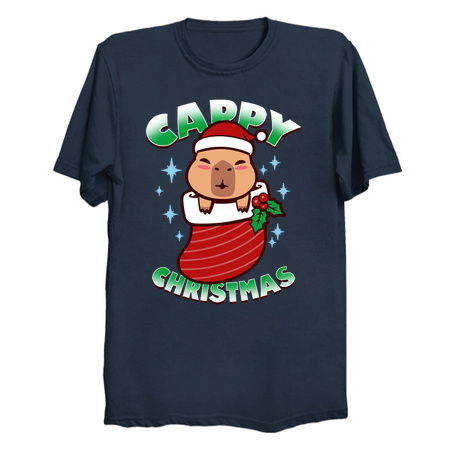 Cappy Xmas Kawaii Christmas Capybara tiny thumbnail