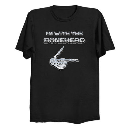 I'm With The Bonehead - Lazy Halloween Costume tiny thumbnail