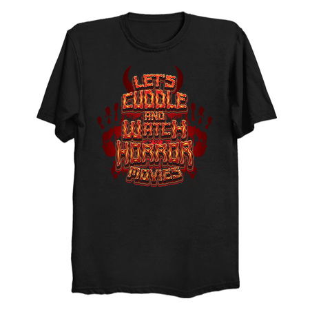 Let's Cuddle And Watch Horror Movies - Halloween Costume tiny thumbnail
