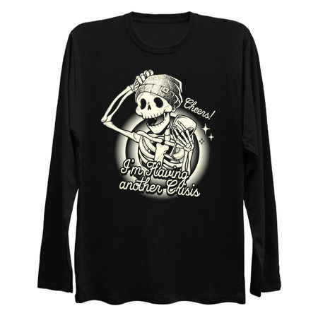 Cheers! I'm Having Another Crisis Wine by Tobe Fonseca tiny thumbnail