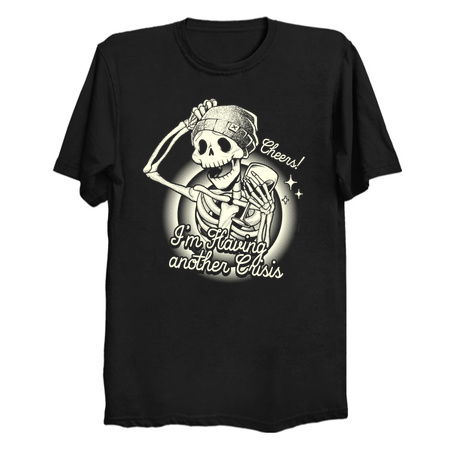 Cheers! I'm Having Another Crisis Wine by Tobe Fonseca tiny thumbnail