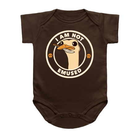 I Am Not Emused Funny Emu by Tobe Fonseca tiny thumbnail