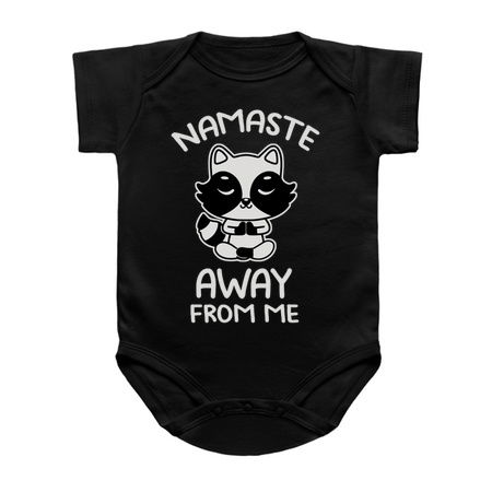Namaste Away From Me Cute Raccoon by Tobe Fonseca tiny thumbnail