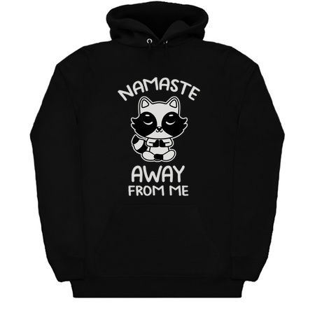 Namaste Away From Me Cute Raccoon by Tobe Fonseca tiny thumbnail