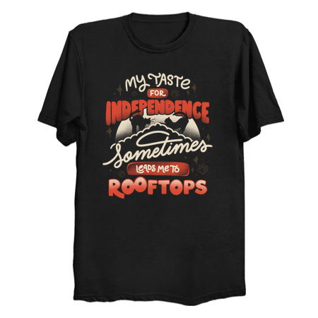 My Taste For Independence Sometimes Leads Me To Rooftops by Tobe Fonseca tiny thumbnail