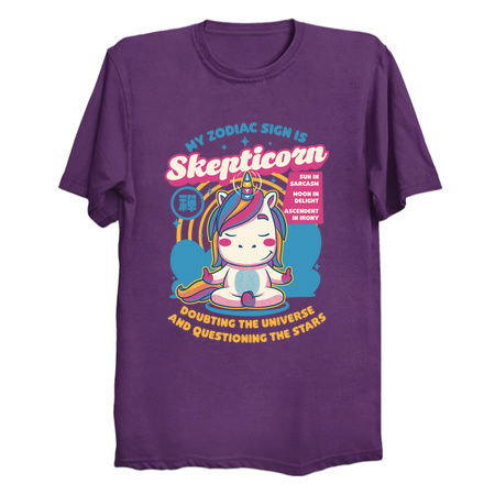 Unicorn Zodiac Sign - Ironic Funny Gift tiny thumbnail