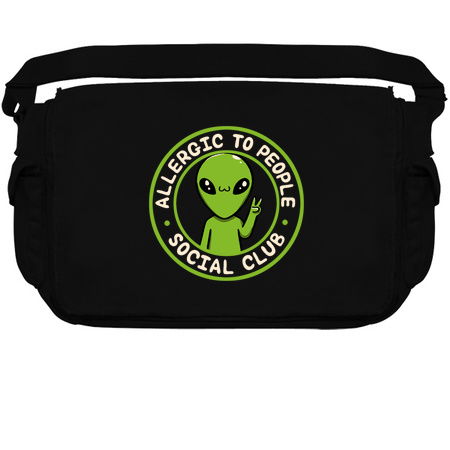 Allergic to People Social Club Funny Alien by Tobe Fonseca tiny thumbnail